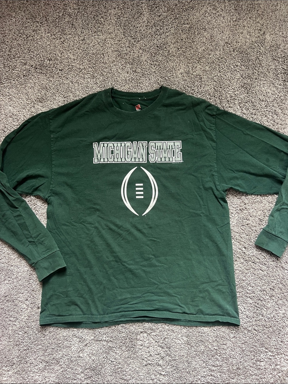 Vintage Hanes Michigan State Long Sleeve Shirt